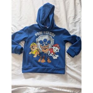 Nickelodeon Paw Patrol Kids Size 6 Blue Long Sleeve Graphic Print Hoodie.